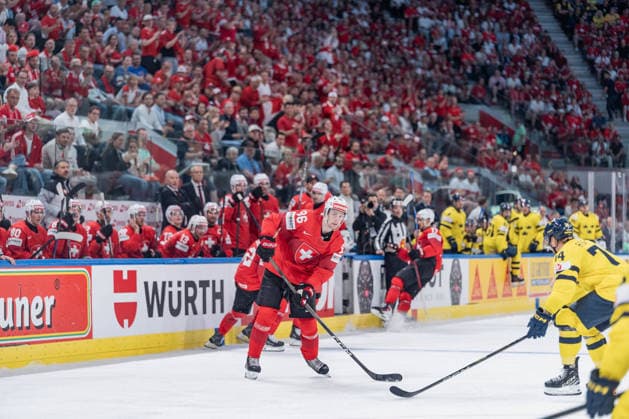28 05 2026, Zurich, Swiss Life Arena, Ice Hockey World Championships Switzerland Sweden, 86 Janis Moser Switzerland Zurich Swiss Life Arena Zurich Switzerland Copyright: xJustPictures.ch StefanxEmchx jp-de-StEm-DSC0076520260528
