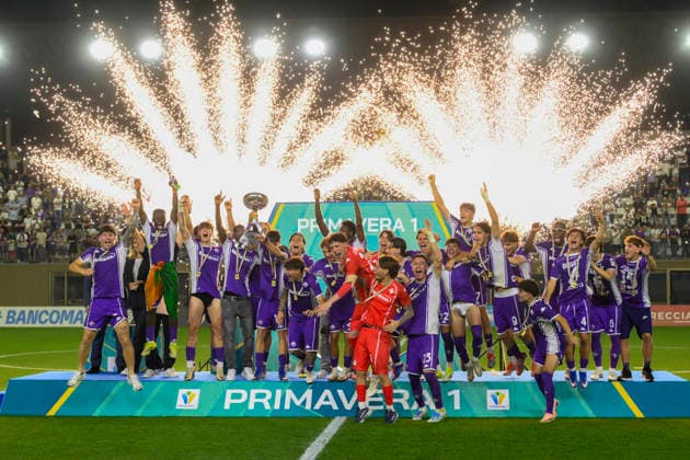 during the finals match between Fiorentina U20 and Parma U20 of the 2025 2026 Primavera 1 Championship at the Rocco B. Commisso Viola Park Sports Center in Bagno a Ripoli, Florence, Italy. May 28, 2026. - Soccer.  Copyright: xFabrizioxCorradetti LaPressex