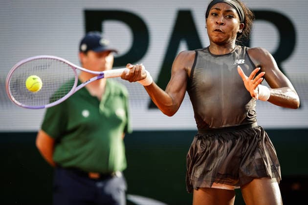 May 28, 2026, Paris, France, France: Coco GAUFF of United States during the fifth day of the Roland-Garros 2026, French Open 2026, Grand Slam tennis tournament at Roland-Garros Stadium on May 28, 2026 in Paris, France. Roland Garros 2026 - Day 5  - ZUMAm308 20260528_zsp_m308_056 Copyright: xMatthieuxMirvillex