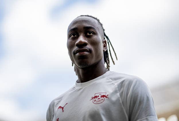 Leipzigs Yan Diomande Soccer 1 Bundesliga, Matchday 34 SC Freiburg RB Leipzig 16 May 2026 Freiburg, Europa Park Stadion SC Freiburg RB Leipzig