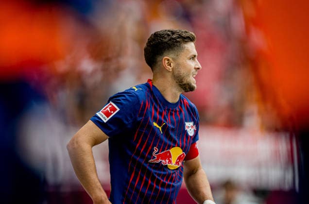 Leipzigs Christoph Baumgartner Soccer 1 Bundesliga, Matchday 34 SC Freiburg RB Leipzig 16 May 2026 Freiburg, Europa Park Stadion SC Freiburg RB Leipzig