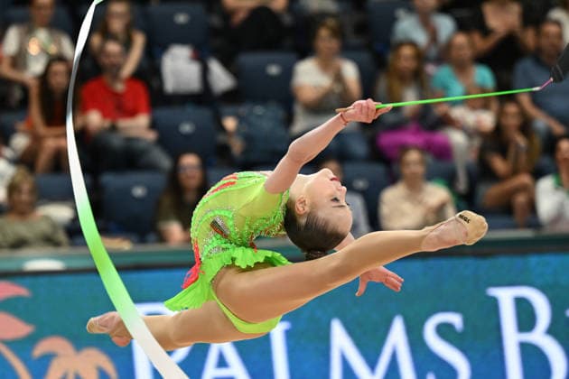 IPA85155642 - NIKOLOVA Stiliana (BUL) during European Championships in Rhythmic gymnastics, Rhythmische Sportgymnastik, RSG Gymnastics in Varna, Bulgaria, May 29 2026  Copyright: xFilippoxTomasi IPAxSportx xx 85155642