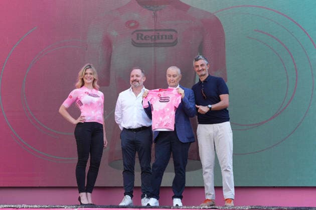 Giro Women s pink jersey presentation during Stage 19 of the Giro d™Italia, from Feltre to Alleghe, Italy, Friday, May 29, 2026.  Copyright: xSimonexSpada LaPressex