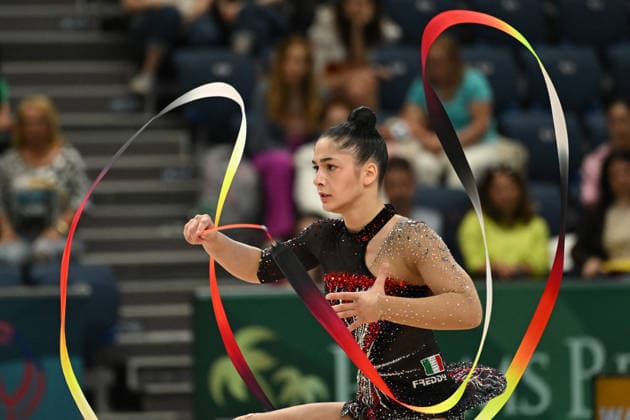 OTHER - Gymnastics - European Championships in Rhythmic gymnastics, Rhythmische Sportgymnastik, RSG Photo by IPA ABACAPRESS.COM85155690 - RAFFAELI Sofia (ITA) during European Championships in Rhythmic Gymnastics, Gymnastics in Varna, Bulgaria, May 29 2026 Varna Bulgaria  Copyright: xIPAxSport ABACAx