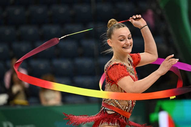 OTHER - Gymnastics - European Championships in Rhythmic gymnastics, Rhythmische Sportgymnastik, RSG Photo by IPA ABACAPRESS.COM85155679 - DRAGAS Tara (ITA) during European Championships in Rhythmic Gymnastics, Gymnastics in Varna, Bulgaria, May 29 2026 Varna Bulgaria  Copyright: xIPAxSport ABACAx