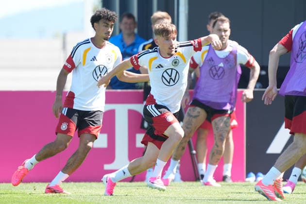 Lennart Karl Germany Germany Herzo Base 28 05 2026 German national team, training camp for World Cup preparation, Home Ground, HerzoBase, World of Adidas, Herzogenaurach