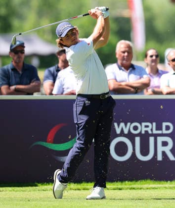 GOLF - Austrian Alpine Open KITZBÜHEL,AUSTRIA,29.MAY.26 - GOLF - DP World Tour, Austrian Alpine Open, GC Kitzbuehel-Schwarzsee-Reith. Image shows Oihan Guillamoundeguy (FRA).  GEPAxpictures xAmirxBeganovic