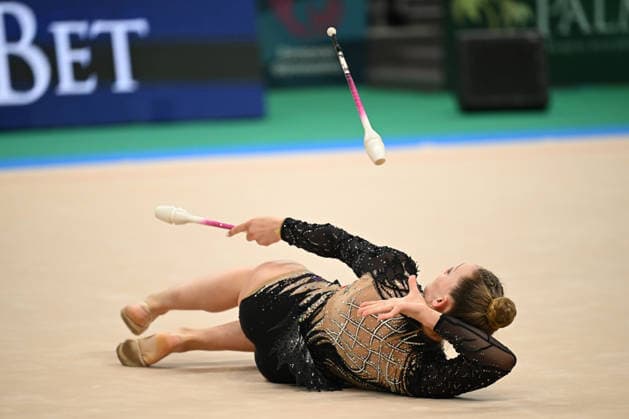 IPA85156139 - DRAGAS Tara (ITA) during European Championships in Rhythmic gymnastics, Rhythmische Sportgymnastik, RSG Gymnastics in Varna, Bulgaria, May 29 2026  Copyright: xFilippoxTomasi IPAxSportx xx 85156139