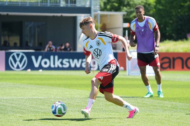 Lennart Karl Germany Germany Herzo Base 28 05 2026 German national team, training camp for World Cup preparation, Home Ground, HerzoBase, World of Adidas, Herzogenaurach