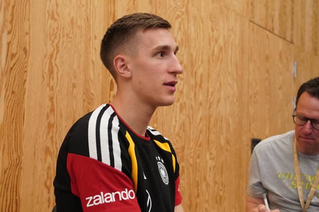 Nico Schlotterbeck Germany Germany Herzo Base 28 05 2026 German national team, training camp for World Cup preparation, Home Ground, HerzoBase, World of Adidas, Herzogenaurach
