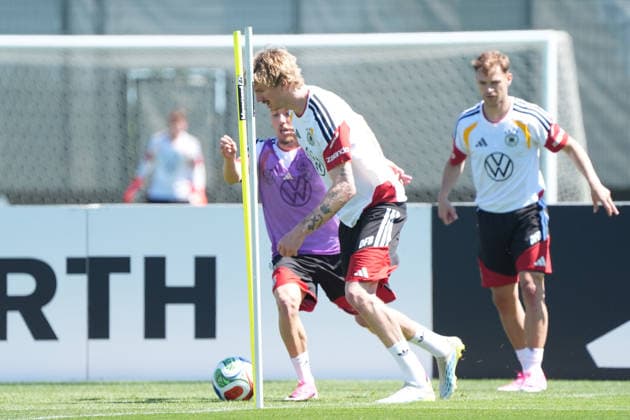 Nick Woltemade Germany Germany Herzo Base 28 05 2026 German national team, training camp for World Cup preparation, Home Ground, HerzoBase, World of Adidas, Herzogenaurach