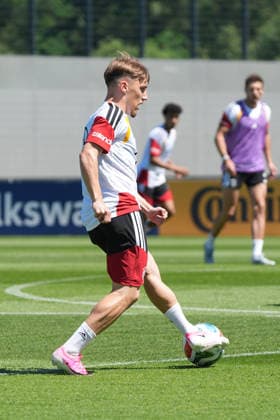 Lennart Karl Germany Germany Herzo Base 28 05 2026 German national team, training camp for World Cup preparation, Home Ground, HerzoBase, World of Adidas, Herzogenaurach