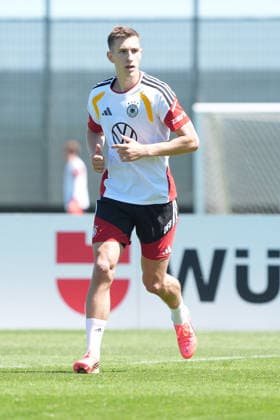 Nico Schlotterbeck Germany Germany Herzo Base 28 05 2026 German national team, training camp for World Cup preparation, Home Ground, HerzoBase, World of Adidas, Herzogenaurach