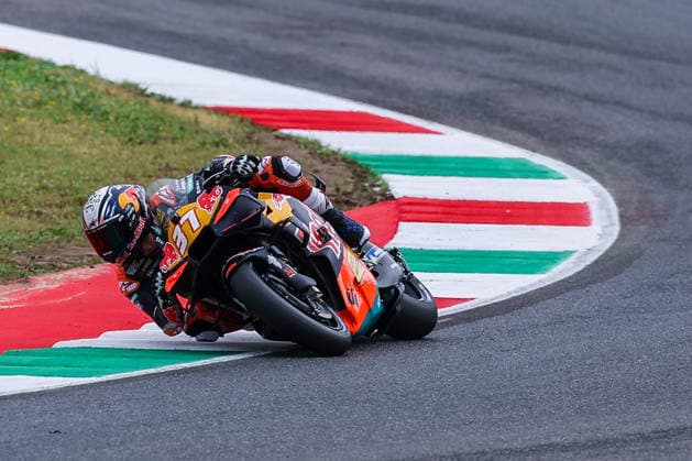 MotoGP GP7 Brembo Grand Prix of Italy Free Practice Mugello Circuit 29 05 2026 Pedro Acosta of Spain and Red Bull KTM Factory Racing seen during MotoGP GP7 Brembo Grand Prix of Italy Free Practice at Mugello Circuit in Scarperia e San Piero, Italy Copyright: xBEAUTIFULxSPORTS Carabellix