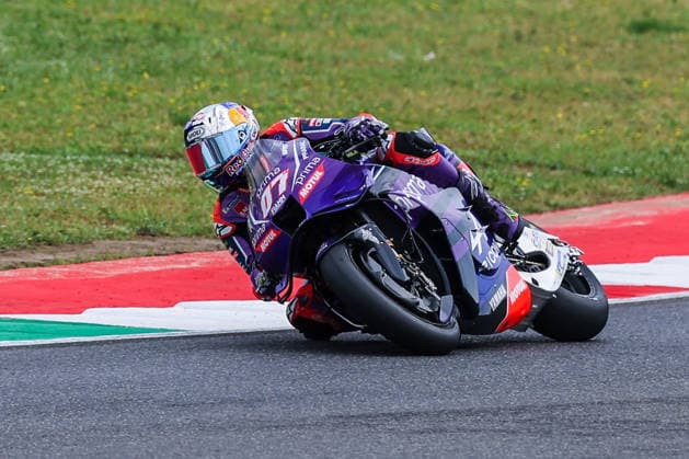 MotoGP GP7 Brembo Grand Prix of Italy Free Practice Mugello Circuit 29 05 2026 Toprak Razgatlioglu of Turkiye and Prima Pramac Yamaha MotoGP seen during MotoGP GP7 Brembo Grand Prix of Italy Free Practice at Mugello Circuit in Scarperia e San Piero, Italy Copyright: xBEAUTIFULxSPORTS Carabellix
