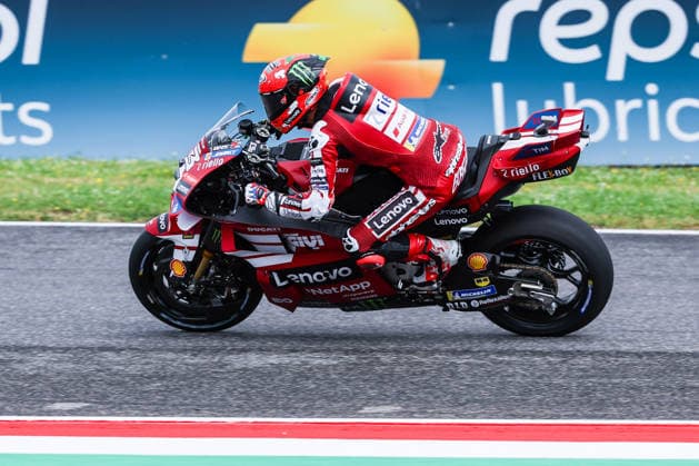 MotoGP GP7 Brembo Grand Prix of Italy Free Practice Mugello Circuit 29 05 2026 Francesco Pecco Bagnaia of Italy and Ducati Lenovo Team seen during MotoGP GP7 Brembo Grand Prix of Italy Free Practice at Mugello Circuit in Scarperia e San Piero, Italy Copyright: xBEAUTIFULxSPORTS Carabellix