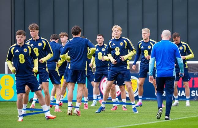 Luke Graham of Scotland Scotland Team Training, Football, Hampden Park, Glasgow, Scotland, UK - 29 May 2026Glasgow Hampden Park United Kingdom EDITORIAL USE ONLY No use with unauthorised audio, video, data, fixture lists, club league logos or live services. Online in-match use limited to 120 images, no video emulation. No use in betting, games or single club league player publications. Copyright: xStuartxWallace Shutterstockx 16902976as