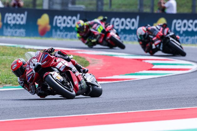 MOTORS - MotoGP - Italian Grand Prix Photo by IPA ABACAPRESS.COM85157375 - Francesco Pecco Bagnaia of Italy and Ducati Lenovo Team seen during MotoGP GP7 Brembo Grand Prix of Italy - Free Practice at Mugello Circuit in Scarperia e San Piero, Italy Mugello Italy  Copyright: xIPAxSport ABACAx
