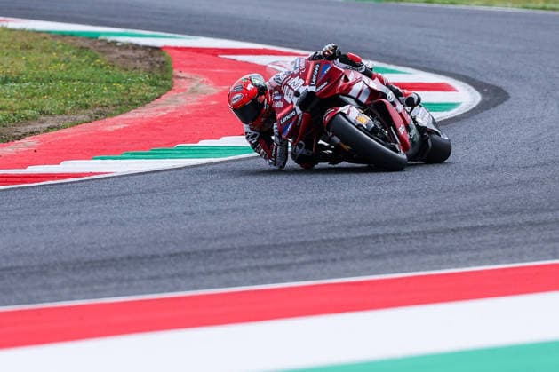 MOTORS - MotoGP - Italian Grand Prix Photo by IPA ABACAPRESS.COM85157377 - Francesco Pecco Bagnaia of Italy and Ducati Lenovo Team seen during MotoGP GP7 Brembo Grand Prix of Italy - Free Practice at Mugello Circuit in Scarperia e San Piero, Italy Mugello Italy  Copyright: xIPAxSport ABACAx