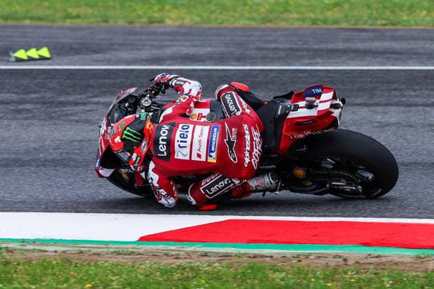 MOTORS - MotoGP - Italian Grand Prix Photo by IPA ABACAPRESS.COM85157378 - Francesco Pecco Bagnaia of Italy and Ducati Lenovo Team seen during MotoGP GP7 Brembo Grand Prix of Italy - Free Practice at Mugello Circuit in Scarperia e San Piero, Italy Mugello Italy  Copyright: xIPAxSport ABACAx