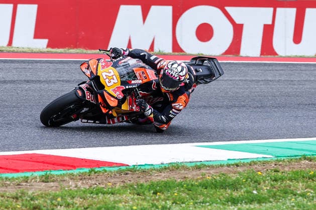 MOTORS - MotoGP - Italian Grand Prix Photo by IPA ABACAPRESS.COM85157380 - Enea Bastianini of Italy and Red Bull KTM Tech3 seen during MotoGP GP7 Brembo Grand Prix of Italy - Free Practice at Mugello Circuit in Scarperia e San Piero, Italy Mugello Italy  Copyright: xIPAxSport ABACAx