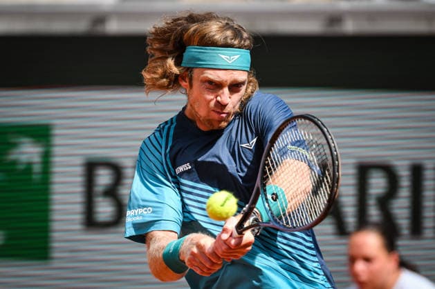 May 29, 2026, Paris, France, France: Andrey RUBLEV of Russia during the sixth day of the Roland-Garros 2026, French Open 2026, Grand Slam tennis tournament at Roland-Garros Stadium on May 29, 2026 in Paris, France. Paris France - ZUMAm308 20260529_zsp_m308_005 Copyright: xMatthieuxMirvillex