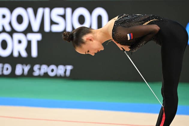 IPA85160828 - BORISOVA Mariia (RUS) during European Championships in Rhythmic gymnastics, Rhythmische Sportgymnastik, RSG Gymnastics in Varna, Bulgaria, May 29 2026  Copyright: xFilippoxTomasi IPAxSportx xx 85160828