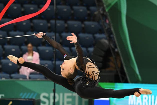 IPA85160833 - BORISOVA Mariia (RUS) during European Championships in Rhythmic gymnastics, Rhythmische Sportgymnastik, RSG Gymnastics in Varna, Bulgaria, May 29 2026  Copyright: xFilippoxTomasi IPAxSportx xx 85160833