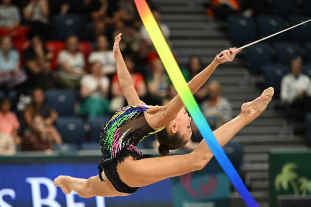 IPA85160837 - ILTERIAKOVA Sofiia (RUS) during European Championships in Rhythmic gymnastics, Rhythmische Sportgymnastik, RSG Gymnastics in Varna, Bulgaria, May 29 2026  Copyright: xFilippoxTomasi IPAxSportx xx 85160837