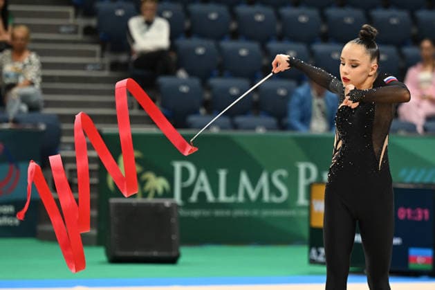 IPA85160838 - BORISOVA Mariia (RUS) during European Championships in Rhythmic gymnastics, Rhythmische Sportgymnastik, RSG Gymnastics in Varna, Bulgaria, May 29 2026  Copyright: xFilippoxTomasi IPAxSportx xx 85160838