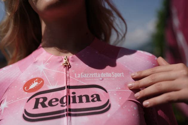 Giro Women s pink jersey presentation during Stage 19 of the Giro d™Italia, from Feltre to Alleghe, Italy, Friday, May 29, 2026.  Copyright: xMassimoxPaolone LaPressex