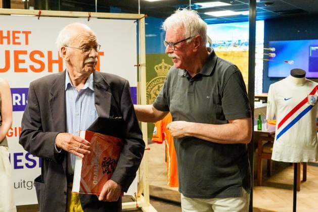 ZEIST , 29-05-2026 , Kick uitgevers , Book presentation het Oranjeshirt , A group of collectors and journalists documented the complete history of the Dutch national team, Nationalteam in words and images, from the first national selection in 1894 to the present day. Book presentation het Oranjeshirt  x204033241x Copyright:
