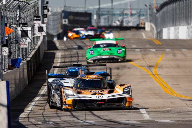 AUTO - IMSA - DETROIT SPORTS CAR CLASSIC 2026 60 BLOMQVIST Tom (gbr), BRAUN Colin (usa), Acura Meyer Shank Racing w Curb Agajanian, Acura ARX-06, action during the Chevrolet Detroit Sports Car Classic, 5th round of the 2026 2026 IMSA SportsCar Championship, on the Streets of Detroit, from May 29 to 31, 2026 in Detroit, Michigan, United States of America - DetroitUnited States  Copyright: xJULIENxDELFOSSEx