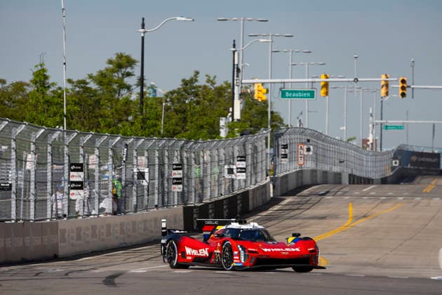 AUTO - IMSA - DETROIT SPORTS CAR CLASSIC 2026 31 AITKEN Jack (gbr), BAMBER Earl (nzl), Cadillac Whelen, Cadillac V-Series.R, action during the Chevrolet Detroit Sports Car Classic, 5th round of the 2026 2026 IMSA SportsCar Championship, on the Streets of Detroit, from May 29 to 31, 2026 in Detroit, Michigan, United States of America - DetroitUnited States  Copyright: xJULIENxDELFOSSEx