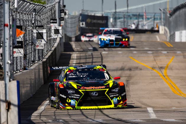 AUTO - IMSA - DETROIT SPORTS CAR CLASSIC 2026 14 HAWKSWORTH Jack (gbr), BARNICOAT Ben (gbr), Vasser Sullivan Racing, Lexus RC F GT3, action during the Chevrolet Detroit Sports Car Classic, 5th round of the 2026 2026 IMSA SportsCar Championship, on the Streets of Detroit, from May 29 to 31, 2026 in Detroit, Michigan, United States of America - DetroitUnited States  Copyright: xJULIENxDELFOSSEx