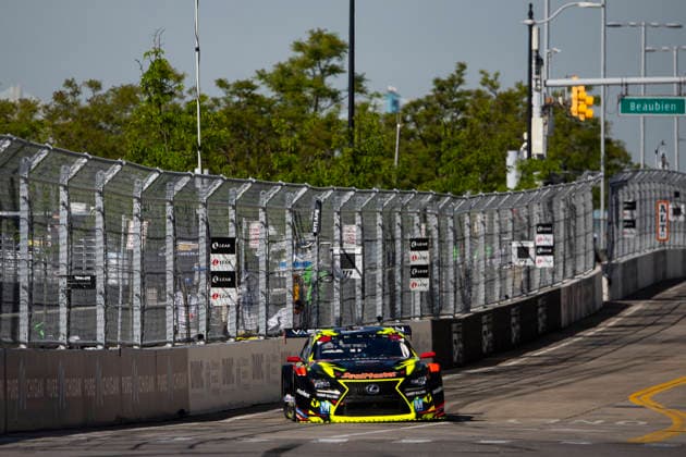 AUTO - IMSA - DETROIT SPORTS CAR CLASSIC 2026 14 HAWKSWORTH Jack (gbr), BARNICOAT Ben (gbr), Vasser Sullivan Racing, Lexus RC F GT3, action during the Chevrolet Detroit Sports Car Classic, 5th round of the 2026 2026 IMSA SportsCar Championship, on the Streets of Detroit, from May 29 to 31, 2026 in Detroit, Michigan, United States of America - DetroitUnited States  Copyright: xJULIENxDELFOSSEx