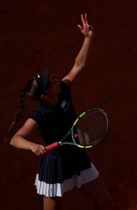 Tamara Korpatsch of Germany in action French Open Tennis, Day Six, Tennis, Roland Garros, Paris, France - 29 May 2026Paris Roland Garros France EDITORIAL USE ONLY No use with unauthorised audio, video, data, fixture lists, club league logos or live services. Online in-match use limited to 120 images, no video emulation. No use in betting, games or single club league player publications. Copyright: xEllaxLing Shutterstockx 16898314n