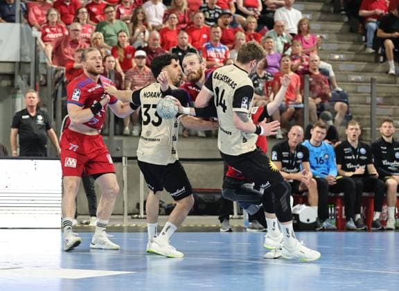 29 05 2026 Handball 1 Bundesliga DAIKIN HBL Season 2025 2026 33 Matchday HC Erlangen Metropolregion Nuremberg HCE Bergischer HC DaMa xdaxmax Eloy Morante Maldonado 34, Bergischer HC Antonio Metzner 27, HC Erlangen HCE Gerdas Babarskas 14, Bergischer HC