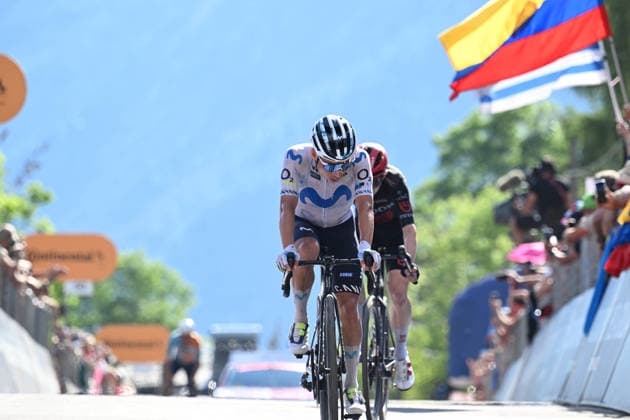29-05-2026 Giro D italia; Tappa 19 Alleghe - Piani Di Pezze; 2026, Movistar; Rubio Reyes, Einer Augusto; Piani Di Pezze;