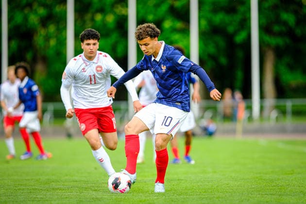 UEFA Under-17 European Championship, EM, Europameisterschaft Estonia 2026 Yanis Addich in action during the UEFA Under-17 European Championship Group-A match between France U-17 vs Denmark U-17 national teams, Tallinn Estonia 29.05.2026 Tallinn A Le Coq Arena Estonia Copyright: xMaurixLevandix
