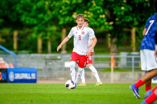 UEFA Under-17 European Championship, EM, Europameisterschaft Estonia 2026 Frederik Vestergaard in action during the UEFA Under-17 European Championship Group-A match between France U-17 vs Denmark U-17 national teams, Tallinn Estonia 29.05.2026 Tallinn A Le Coq Arena Estonia Copyright: xMaurixLevandix