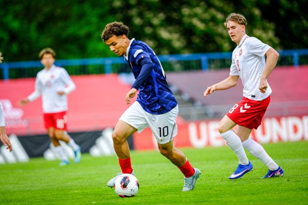 UEFA Under-17 European Championship, EM, Europameisterschaft Estonia 2026 Yanis Addich in action during the UEFA Under-17 European Championship Group-A match between France U-17 vs Denmark U-17 national teams, Tallinn Estonia 29.05.2026 Tallinn A Le Coq Arena Estonia Copyright: xMaurixLevandix