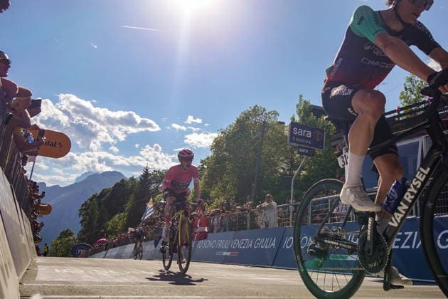 Jonas Vingegaard (Team Visma Lease a Bike) at the Stage 19 of the Giro d™Italia, from Feltre to Alleghe, Italy, Friday, May 29, 2026.  Copyright: xGianxMattiaxD Alberto LaPressex