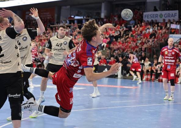 29 05 2026 Handball 1 Bundesliga DAIKIN HBL Season 2025 2026 33 Matchday HC Erlangen Metropolregion Nürnberg HCE Bergischer HC DaMa xdaxmax Maxsim Lochman 32, HC Erlangen HCE