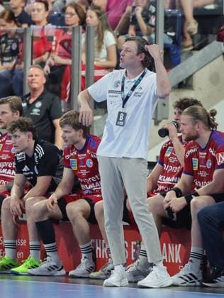 29 05 2026 Handball 1 Bundesliga DAIKIN HBL Season 2025 2026 33 Matchday HC Erlangen Metropolitan Region Nuremberg HCE Bergischer HC DaMa xdaxmax Johannes Sellin Coach HC Erlangen HCE disappointed Disappointment