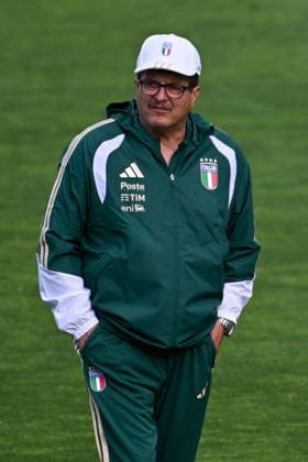 foto IPP lisa guglielmi Coverciano - Firenze 30-03-2026 Raduno della Nazionale di Calcio dell Italia nella foto Silvio Baldini (allenatore Italia) italy photo press world copyright italy ITALY Copyright: xR4924_italyphotopressx