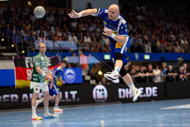 Peter Walz ThSV Eisenach, 14 GER, ThSV Eisenach vs Fuechse Berlin, 1 Daikin Handballbundesliga, Handball, Matchday 30, Season 2025 2026, 29 05 2026 GER, ThSV Eisenach vs Fuechse Berlin, 1 Daikin Handballbundesliga, Handball, Matchday 30, Season 2025 2026, 29 05 2026 Eisenach Copyright: xEibner-Pressefoto MartinxHerbstx EP_MHT