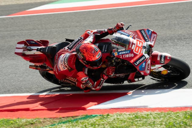 MotoGP of Italy - Free Practice Marc Marquez of the Ducati Lenovo Team participates in the Gran Premio d Italia Brembo Grand Prix Free Practice on Friday during the MotoGP of Italy at Autodromo Internazionale del Mugello on May 29, 2026, in Scarperia, Italy. Mugello Scarperie e Sanpiero Italy  Copyright: xFabioxAvernax originalFilename:averna-granprem260529_npFz5