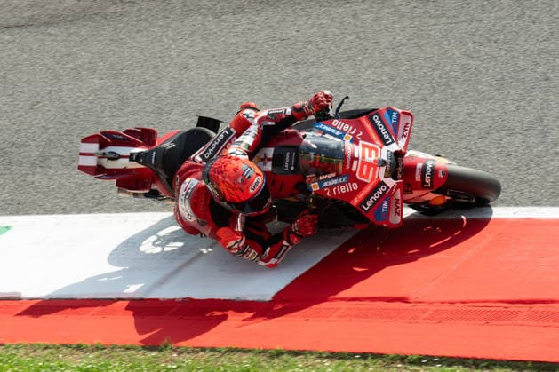 MotoGP of Italy - Free Practice Marc Marquez of the Ducati Lenovo Team participates in the Gran Premio d Italia Brembo Grand Prix Free Practice on Friday during the MotoGP of Italy at Autodromo Internazionale del Mugello on May 29, 2026, in Scarperia, Italy. Mugello Scarperie e Sanpiero Italy  Copyright: xFabioxAvernax originalFilename:averna-granprem260529_npvt1