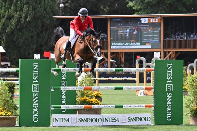 93? CSIO di Roma 2026 Christian Ahlmann of Germany and Applebridge Tag Z compete during the 93rd CSIO Roma 2026 Competition No. 5 - Nations Cup Intesa Sanpaolo, a two-round competition with a height of 160 cm and prize money of 220,000 euros, at Piazza di Siena in Rome, Italy, on May 29, 2026. Rome Italy  Copyright: xDomenicoxCippitellix originalFilename:cippitelli-ita93csi260529_npZEh.jpg